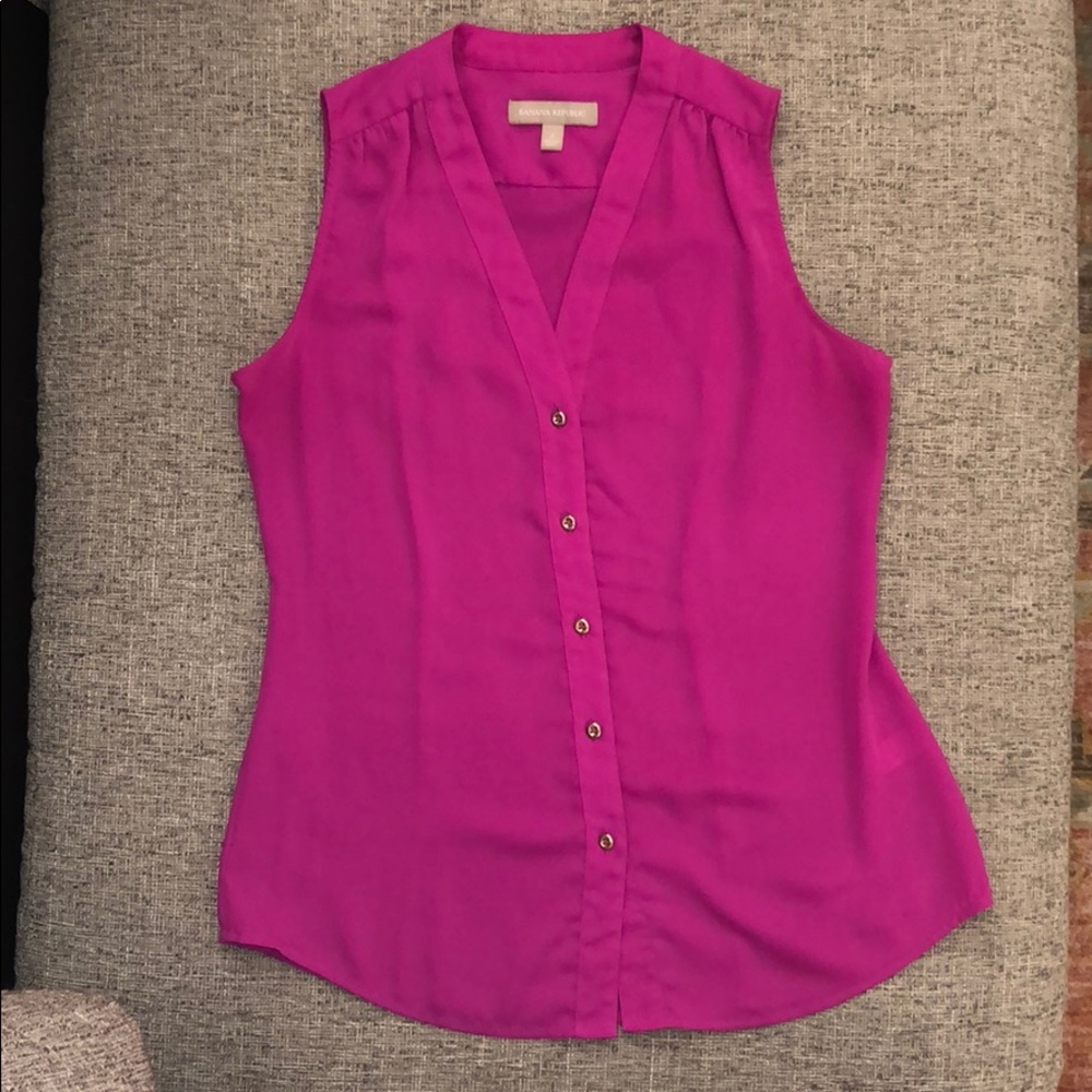 Banana Republic Sleeveless Career Blouse